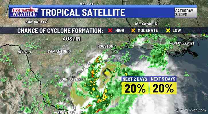 Tropical low to bring heavy rain to South Texas