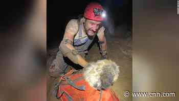 A missing dog was finally found -- 500 feet underground in an intricate cave system