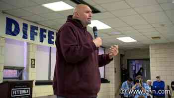 'So grateful to be here': John Fetterman returns to campaign trail after suffering stroke in May