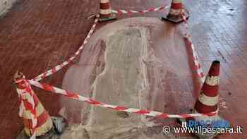 Riparata la pavimentazione dissestata sotto ai portici del centro [FOTO] - IlPescara