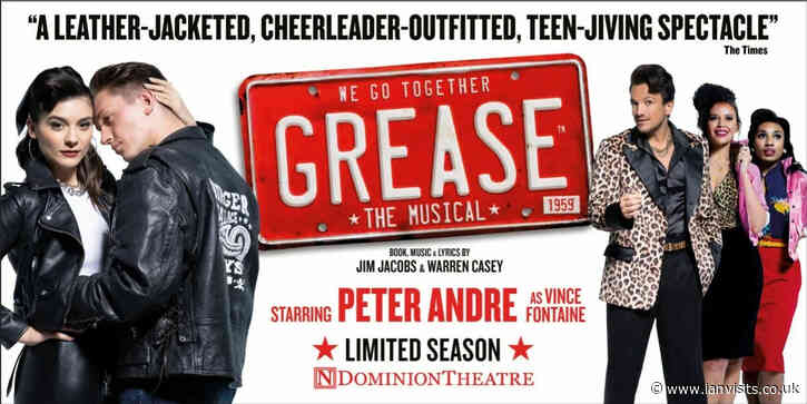 Discounted tickets to see Grease at the Dominion Theatre