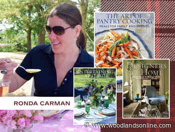 Author and entertaining expert Ronda Carman to be featured speaker at 2022 Montgomery County Home & Outdoor Living Show, August 20 & 21 - Woodlands Online