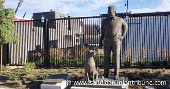 Jack Murphy statue re-emerges outside Snapdragon Stadium - The San Diego Union-Tribune