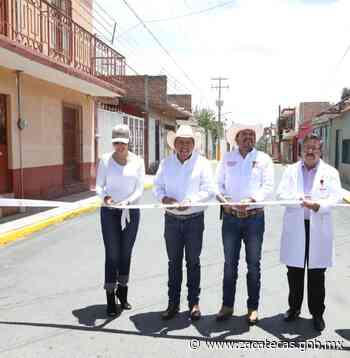 Inaugura Gobernador David Monreal Ávila pavimentación y comandancia en Ojocaliente - Gobierno del Estado de Zacatecas