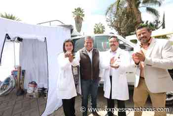 Loreto y Ojocaliente reciben unidades médicas móviles y ambulancia - Express Zacatecas