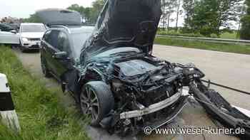 Vier Verletzte bei Unfall mit Reisebus auf der A27 nahe Cuxhaven - WESER-KURIER