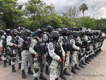 Llegan 500 agentes de la GN a Chilpancingo para redoblar esfuerzos en la incidencia delictiva - El Sur de Acapulco