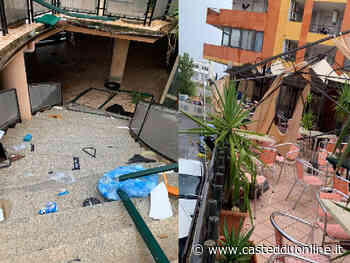 Sestu, maltempo devastante: colpito in pieno il ristorante pizzeria Cortexandra - Casteddu Online