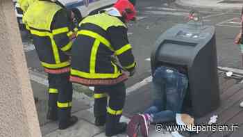 Perpignan : il reste coincé dans une poubelle en voulant récupérer son portable, les pompiers interviennent - Le Parisien