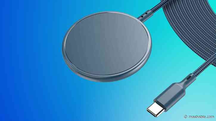 This wireless charger has a 10-foot cable and is 16% off