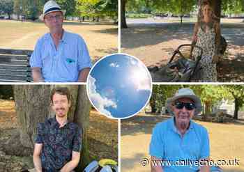 Southampton locals were seen in parks enjoying the sun