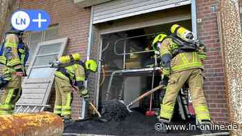 Feuer auf Fehmarn: Silo-Brand in Burgstaaken, Bürger sollen Hafen meiden - Lübecker Nachrichten
