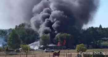 Uitslaande brand in Duivenstraat | Aarschot | hln.be - Het Laatste Nieuws