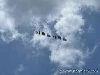 Miami Man Pays to Fly ‘Ha Ha Ha' Banner Over Trump's Mar-a-Lago Home