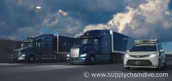 Facing supplier constraints, Aurora delays autonomous truck launch - Supply Chain Dive