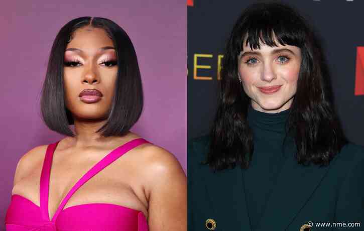 Watch Megan Thee Stallion ask Natalia Dyer all her ‘Stranger Things’ questions as ‘The Tonight Show’ co-host