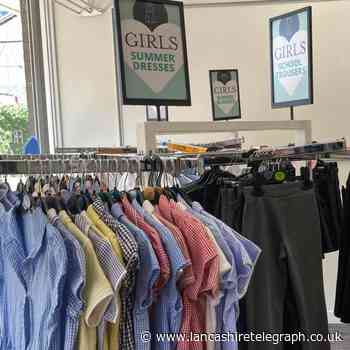 Preloved school uniform available for free from Burnley shop