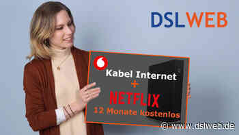 Vodafone Kabel Internet über DSLWEB mit 12 Gratismonaten Netflix - Dslweb.de