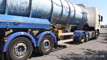 Fleet of tankers dispatched to pump water to homes in Blackburn and Darwen