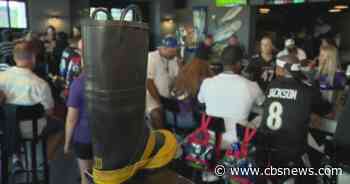 Jimmy's Famous Seafood and the Baltimore Ravens host Firefighter Appreciation Night - CBS Baltimore