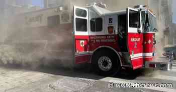 Baltimore rescue truck catches fire in Southeast Baltimore - CBS News