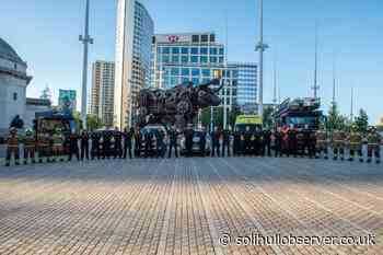 Emergency service crews gather to mark Birmingham 2022 - Solihull Observer