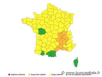 Orages : vigilance orange dans 7 départements d'Auvergne-Rhône-Alpes - Lyon Capitale