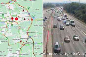 M6 and M61: Long delays and misery for motorists stuck in baking temperatures