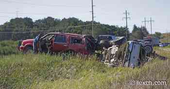 Vehicle towing another losses control and rolls south of Cozad, one transport to hospital - Lexington Clipper Herald