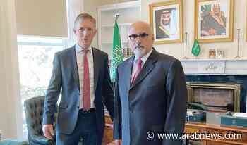 Saudi envoy receives ambassador-designate to KSA in Dublin - Arab News