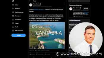 Sánchez felicita a Cantabria: "Un lugar rico en historia y tradiciones que sigue trabajando para construir un futuro" - ALERTA El Diario de Cantabria