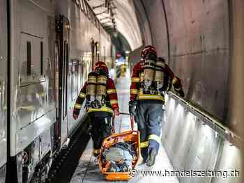 Grosse Rettungsübung mit 800 Figuranten im Bözbergtunnel der SBB