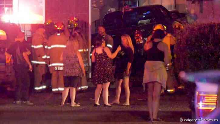 'Surprised that no one died': Truck drives into Calgary restaurant