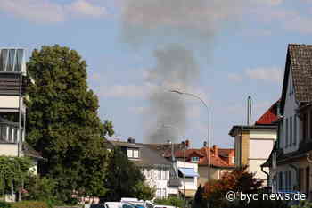 Aktuell: Schwarze Rauchsäule zwischen Ginsheim und Bischofsheim - BYC-NEWS
