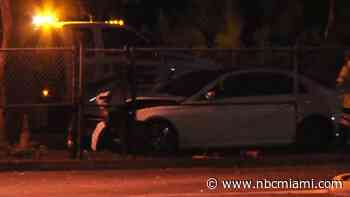 Woman Dies in Crash After Driving Herself to Hospital for Gunshot Wound in Pompano Beach