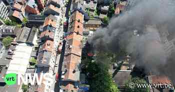 Brand in kraakpand in Schaarbeek: brandweer redt tiental krakers - VRT NWS