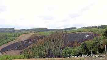 Iserlohn: Waldbrand am Hegenscheid nach Tagen gelöscht - IKZ News