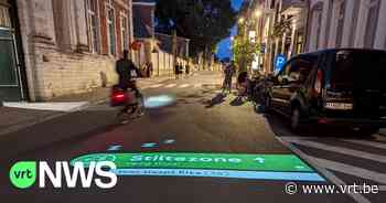 Leuven pakt nachtlawaai aan met ludieke boodschappen die projecteren op straat - VRT NWS