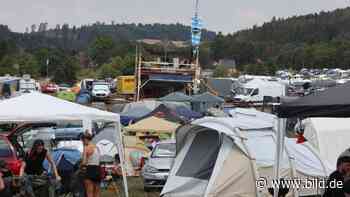 SMS-Festival bei Schleiz: Schwerverletzter bei Gasexplosion auf SonneMondSterne - BILD