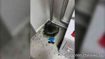 Saskatoon fire crews find trash can on fire at residential complex - CTV News Saskatoon