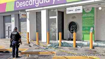 Explotan cajero, querían robarlo, en Cuernavaca - Diario de Morelos