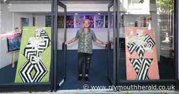 Empty Plymouth city centre space turned into vibrant pop-up gallery - Plymouth Live