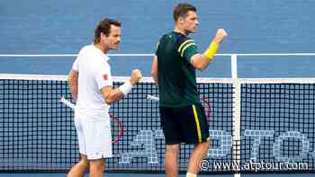 Wesley Koolhof and Neal Skuspki Face Testing Path In Cincinnati - ATP Tour