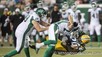 Roughriders end slump by edging Elks 34-23 in Edmonton - Lethbridge News Now