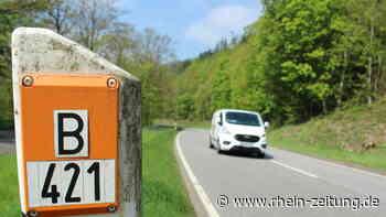 Vollsperrung am Zeller Berg verlängert: Böschung wird stabilisiert - Rhein-Zeitung