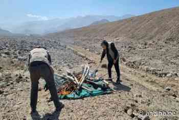 Recuperan áreas invadidas de zonas arqueológicas Minas Este y Geoglifos en Supe - Agencia Andina