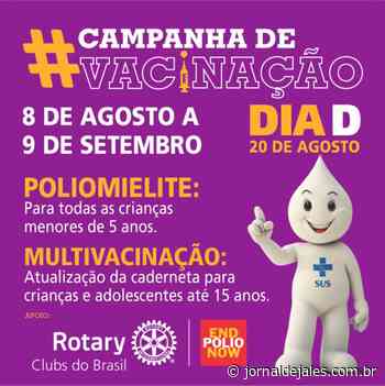 Rotarianos promovem “Dia D” de vacinação contra a Poliomelite - Jornal de Jales
