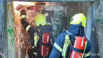 Feuer in Siegen: Brand in Bunker unweit HTS und Bahntrasse - WP News
