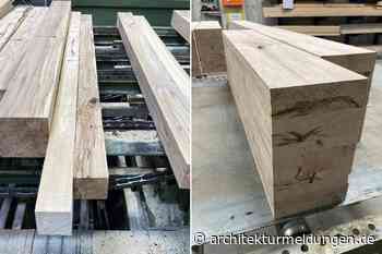 Brettschichtholzträger und -stützen: Wie Buchenholz niedriger Qualität als Baustoff genutzt werden kann