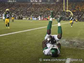 Fourth-quarter flurry gives Roughriders 34-23 win in Edmonton - Cochrane Times Post